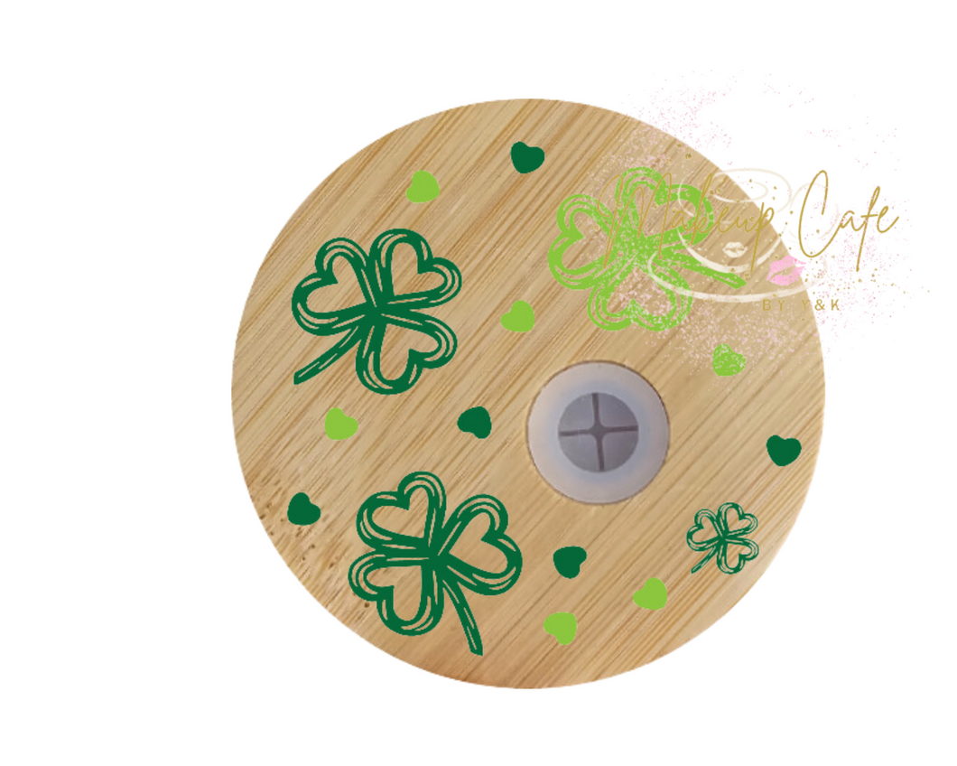 Lid Topper Saint Patrick Clovers