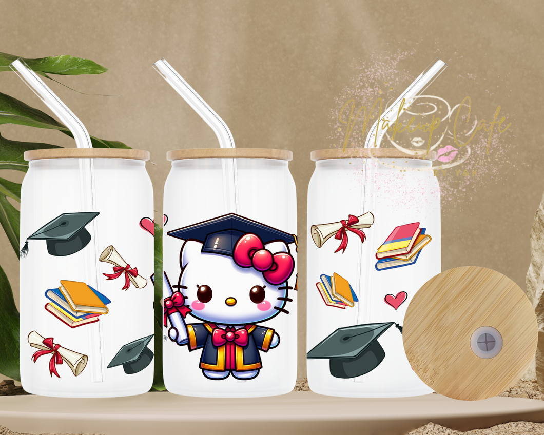 UV DTF Cup Wrap 16oz Graduation