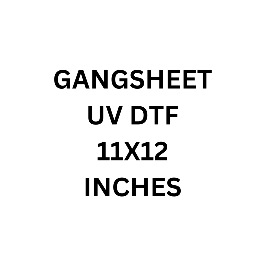 UV DTF MINI GANG SHEET 11X12