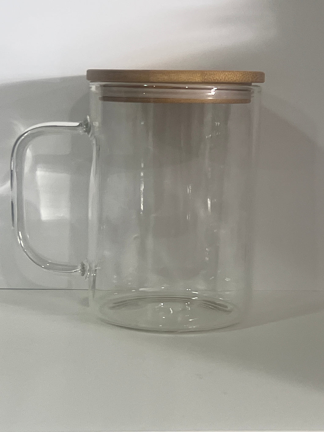 3 pack - Glass Mug with Lid