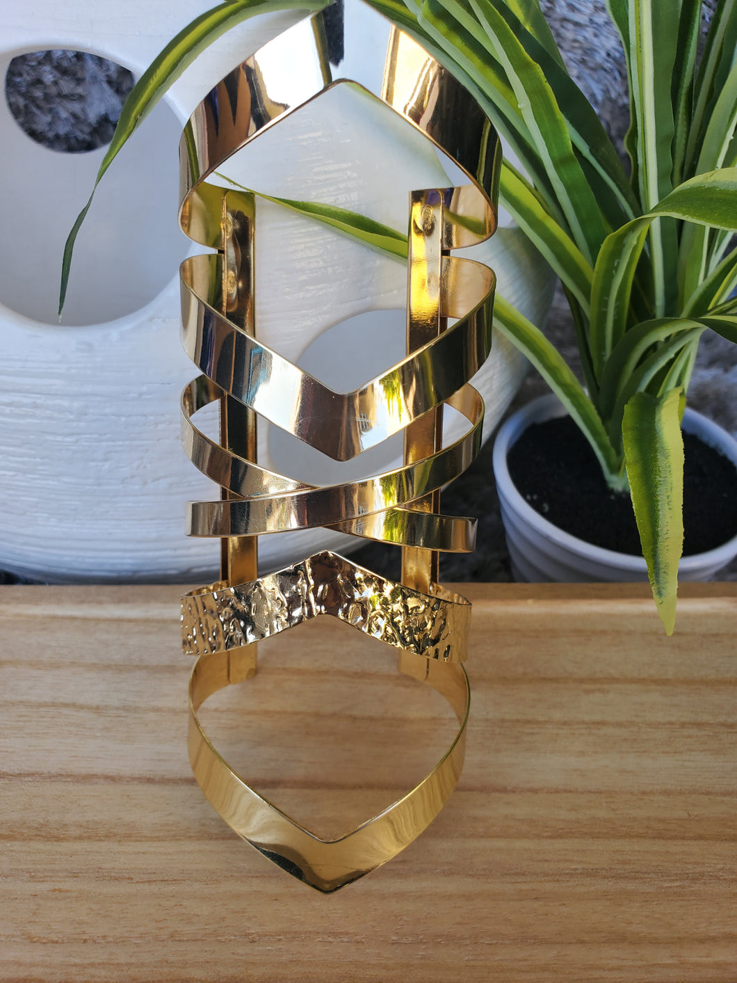 Gold Bracelet Cuff