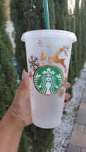 Load image into Gallery viewer, X-Mas Vibes Starbucks 24oz Cold Cup
