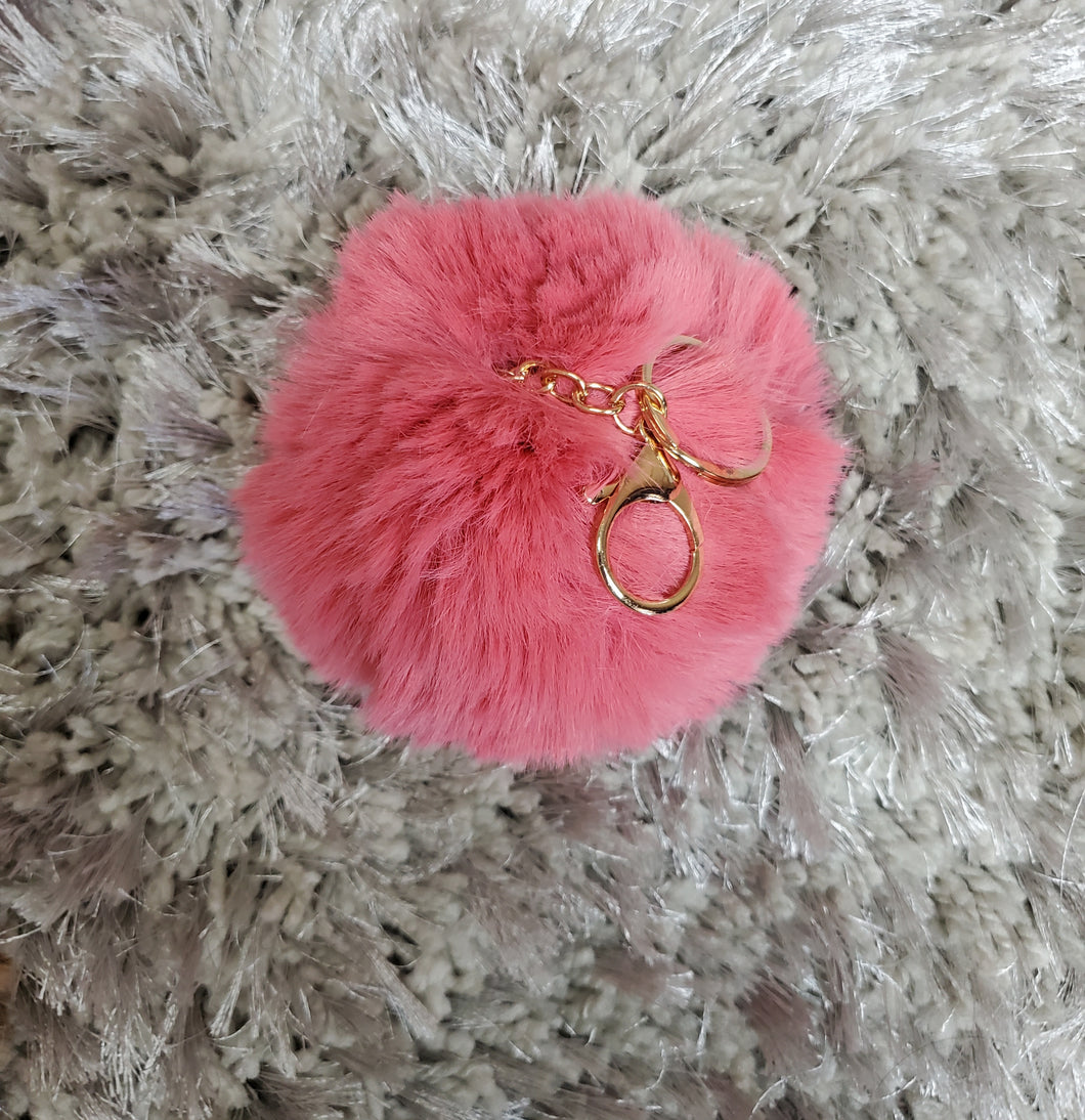 Pom Pom Keychain (8 colors available)