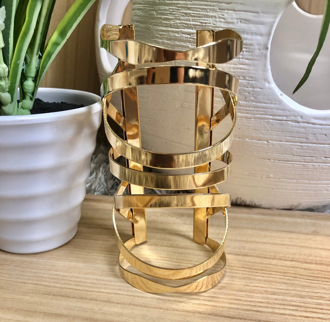 Gold Bracelet Cuff