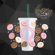 Load image into Gallery viewer, Donuts Starbucks Cup Wrap 24oz
